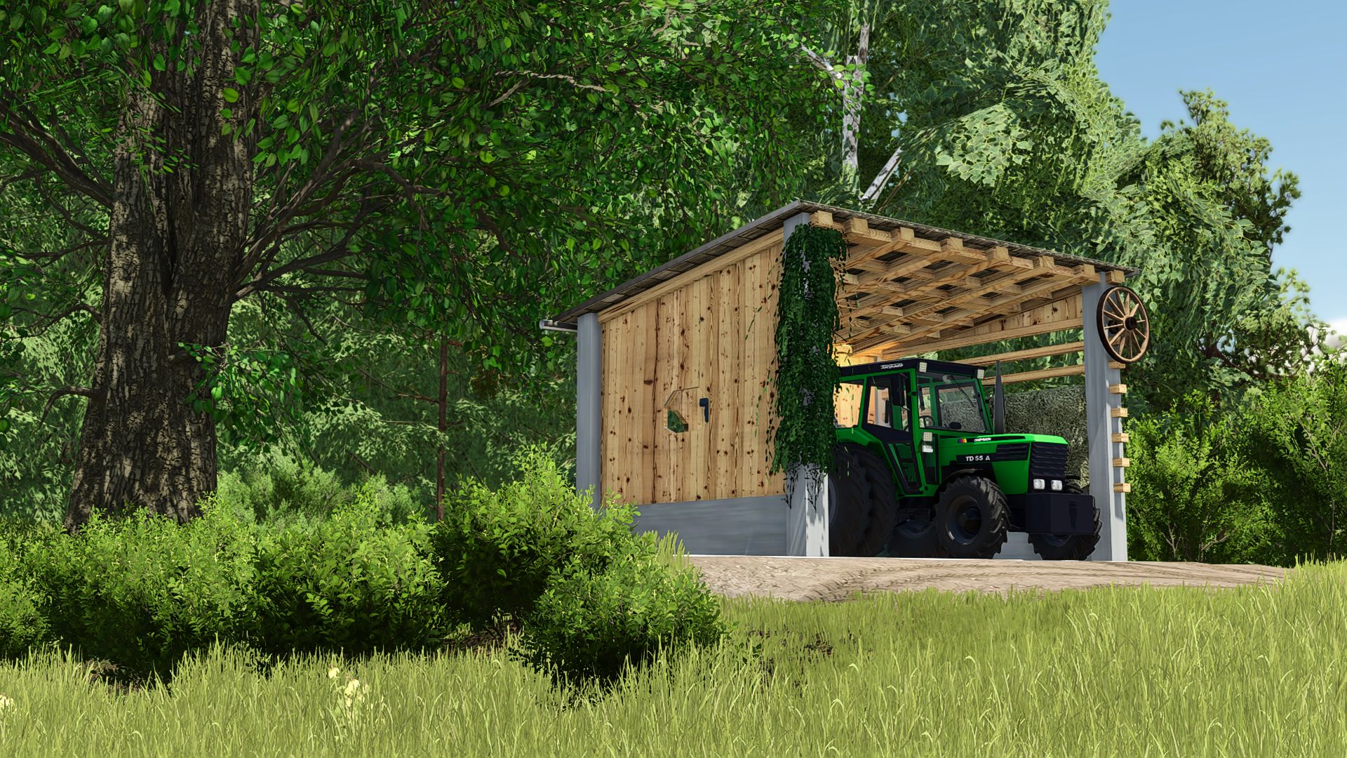 Petit hangar du Tyrol FS25