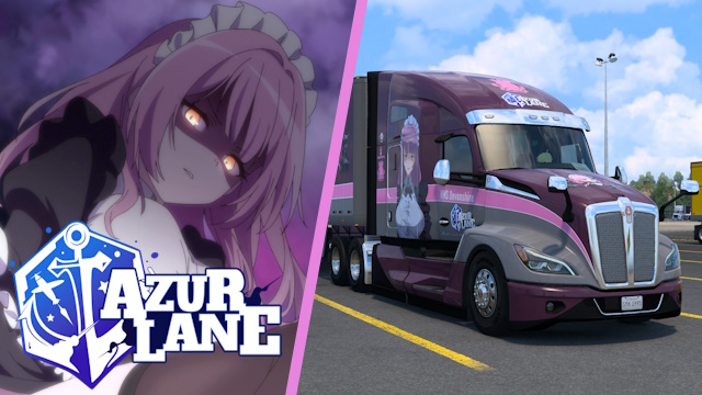 Kenworth T680 2022 HMS Devonshire - Azur Lane [Combo Skin]