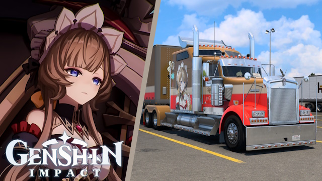 Kenworth W900 Sandrone - Genshin Impact [Combo Skin]