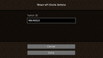 Minecraft Emote