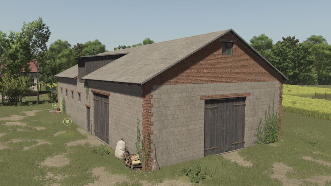 Étable polonaise avec pâturage FS25