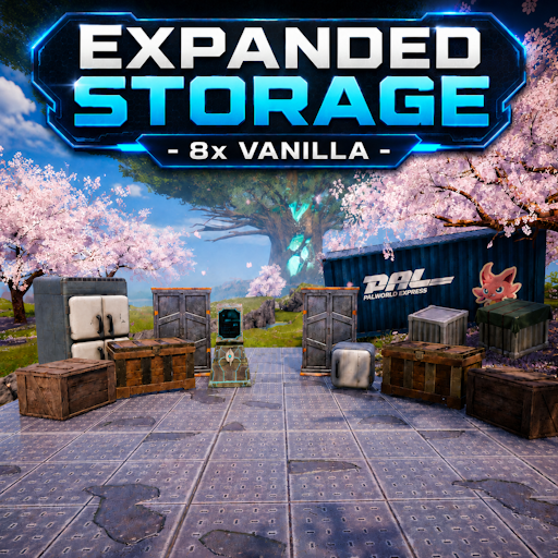 Expanded Storage - 8x Vanilla (Palworld 1.0 Compatible)